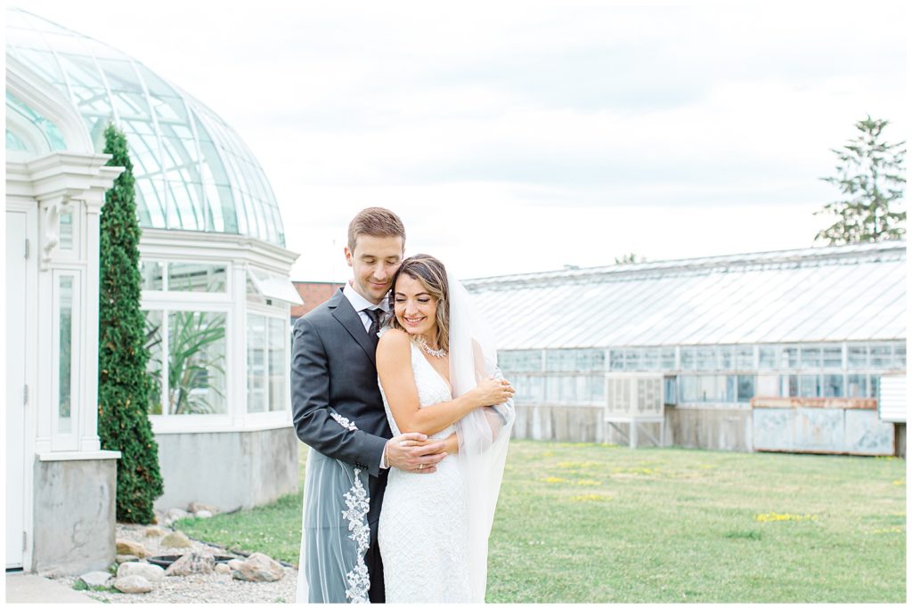 Tropical Greenhouse- Bride and Groom Portraits - Grey Loft Studio - Ottawa Wedding Photographer & Videographer -Light and Airy - Kanata, Westboro, Orleans - Luxury, Genuine, Affordable Photography.