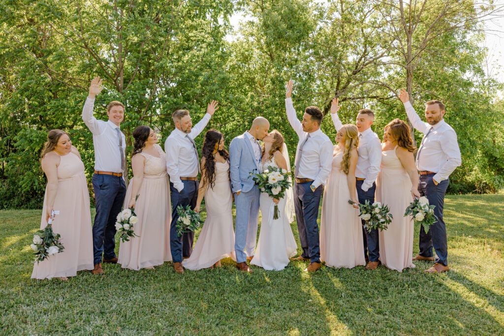 wedding party poses